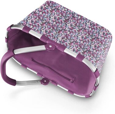 Reisenthel Carrybag Viola Mauve – Міцний кошик для покупок з великим об'ємом, водонепроникний, з внутрішньою кишенею, елегантний дизайн
