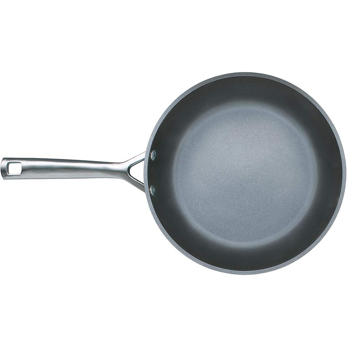 Сковорода LE CREUSET з антипригарним покриттям, 24 см, для всіх плит (індукція), антрацит/срібло