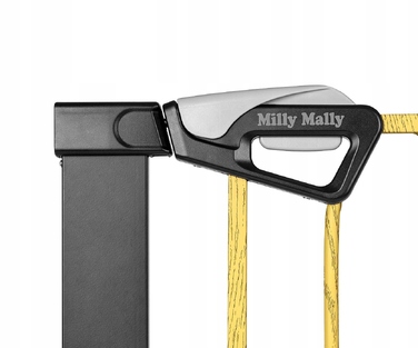 Захисна бар'єр-брама Milly Mally Guardy 104, чорний/натуральне дерево