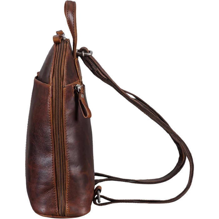 STILORD Olivia жіночий міський рюкзак з натуральної шкіри, компактний daypack для прогулянок, планшетів 9,7