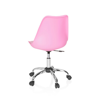Офісне крісло FANCY PRO, рожеве, hjh OFFICE