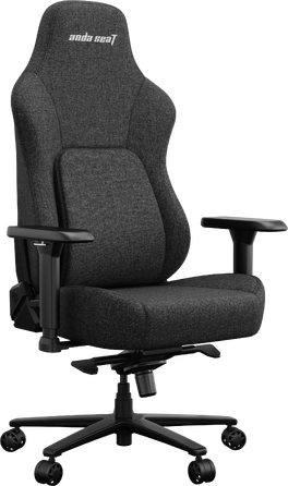 Крісло геймерське ігрове Anda Seat Phantom 4 Pro L до 100 кг Black Fabric  (AD18YSDC-72-B-F-B02)