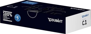 Змішувач для ванної кімнати Duravit B.1, висота виливу 110 мм, керамічна картридж, хром (без зливного механізму)