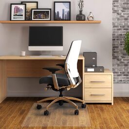 Прозорий килимок Floortex Valuemat для захисту підлоги 120x200 см, вініловий, прямокутний, без фталатів, для твердих поверхонь