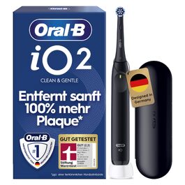 Електрична зубна щітка Oral-B iO Series 2 Night Black, чорна (1 щітка + 1 додаткова насадка + футляр)