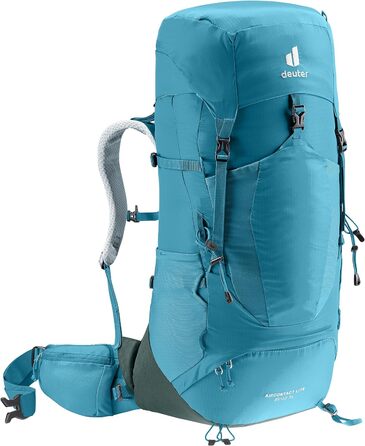 Рюкзак для трекінгу Deuter Aircontact Lite 35+10 SL для жінок, легкий, Lagoon-ivy, 35+10 л