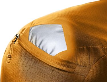 Велосипедний рюкзак Deuter Race Air 14+3 л, коричнево-синій, вентиляція спини
