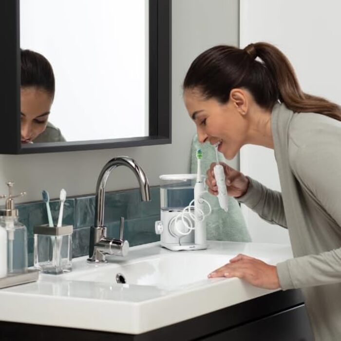Waterpik Sensonic Complete Care: електричний ірigator та зубна щітка, CC-04, білий