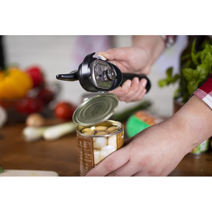 Відкривач банок Kuhn Rikon 22329 Auto Safety - чорний, 20.3 x 6.4 x 6.9 см