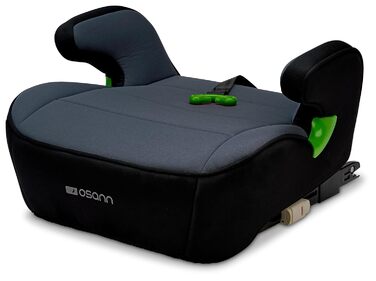 Дитяче автокрісло Osann Junior Isofix Gurtfix i-Size, бустер для дітей 126-150 см, чорний