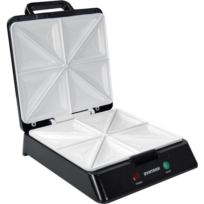 Сендвічниця Syntrox Germany SM-2000W XXL з керамічним покриттям на 4 сендвічі