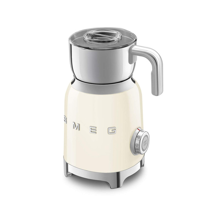 Smeg MFF01CREU Молокозбивач індукційний, 6 програм, 600 мл, кремовий