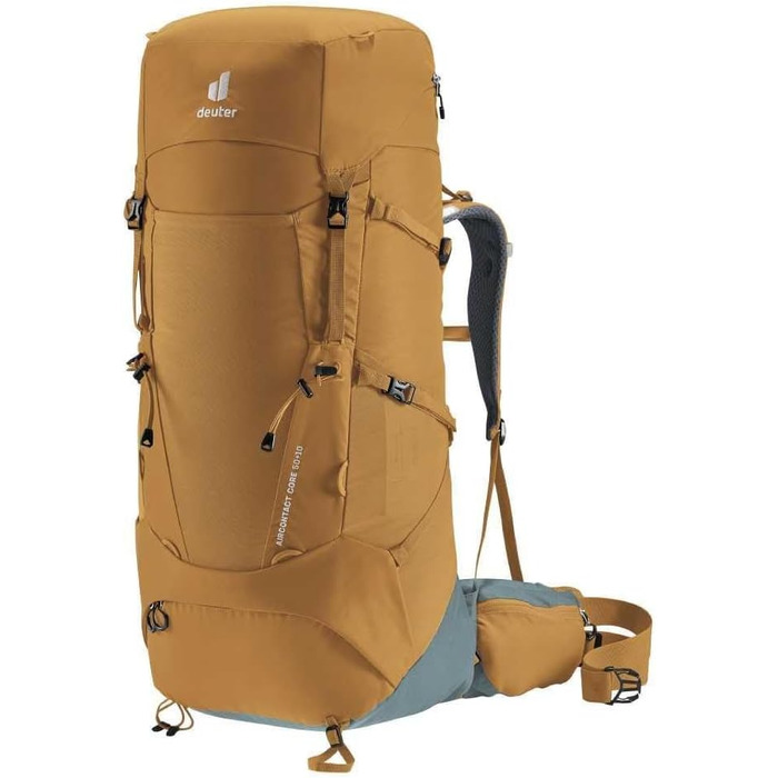 Рюкзак для трекінгу Deuter Aircontact Core 50+10 л, мигдальний-бірюзовий
