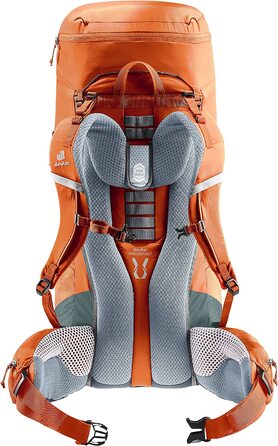 Туристичний рюкзак Deuter Aircontact Lite 50+10 л, chestnut-teal, легкий, для трекінгу