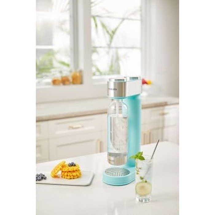 Сифон для газування води Philips GoZero ADD4902BK/10, пластиковий, 1 літр, чорний