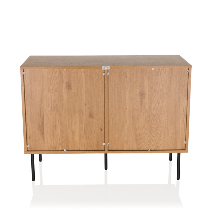Сервант LINNO S 100x40x74 см, 2 дверцята, дуб, hjh LIVING