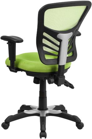 Офісне крісло Flash Furniture, піна, зелений, 68.6x64.8x112.4 см