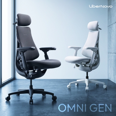 Крісло офісне ергономічне LiberNovo Omni Gen Graphite 48 см