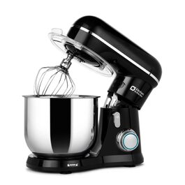 Кухонний комбайн Kitchen in the box Kompakte — планетарний міксер та тістоміс 3.5 л, 10 швидкостей, з насадками (гак, вінчик, міксер), чорний