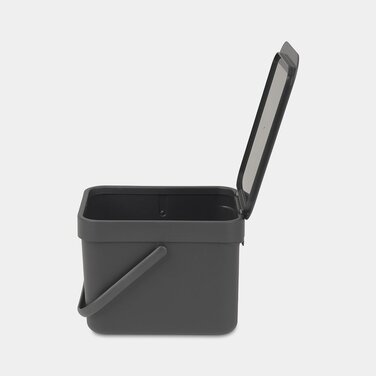 Контейнер для сміття сірий 6 л Sort&Go Brabantia