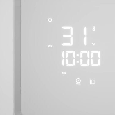 Електричний обігрівач Cecotec Ready Warm 5350 Power Box Ceramic Connected: 2000 Вт, LED-дисплей, Wi-Fi, пульт, 3 режими, гойдання, IP22, безпека