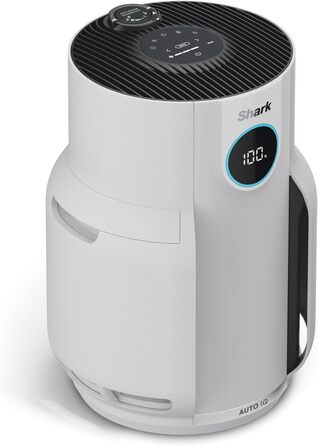 Повітряний очисник Shark NeverChange HP150EU: HEPA-фільтр на 5 років, 60 м², для дому, білий