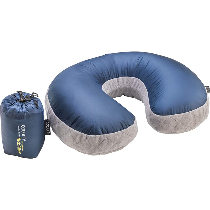 Подушка для шиї U-подібна Cocoon з пуху, 38x27x11 см