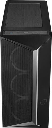 Корпус для ПК Cooler Master CMP 510 ARGB, 3x120 мм вентилятори, загартоване скло