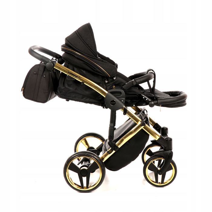 Дитячий візок 2в1 Junama Diamond S Line V2 Black/gold