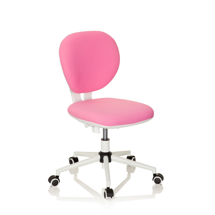 Дитячий офісний стілець KID VIVO з тканини, рожевий (hhj OFFICE)