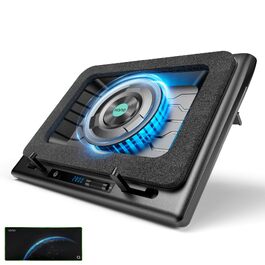 Охолоджувач для ноутбука llano V12, підставка з вентиляторами (без RGB), Cooling Pad