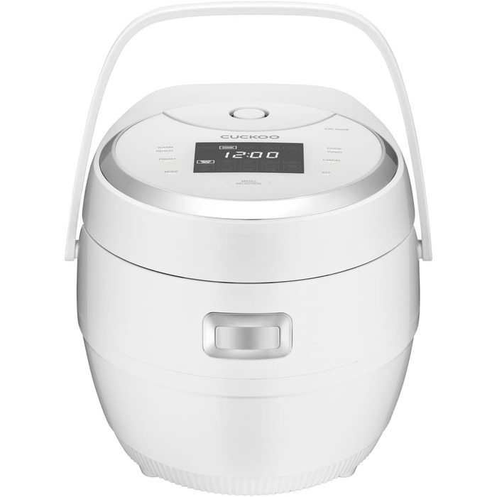 Мультирісварка та пароварка Cuckoo CR-1020F, 1.8 л, 890 Вт, 14 програм, таймер, функція автоочищення, біла