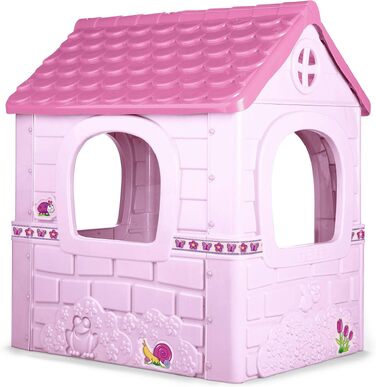 Дитячий будиночок FEBER Fantasy House FAMOSA (рожевий) для ігор вдома та на вулиці, з дверцятами, міцний, для дітей 2-6 років