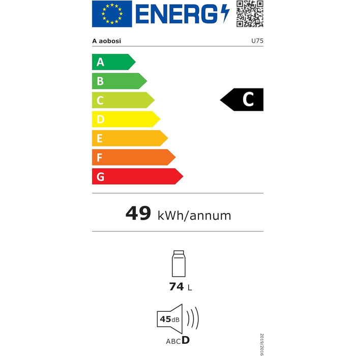 Автомобільний компресорний холодильник AAOBOSI 74L з Wi-Fi, LED, 12/24V/220V для кемпінгу, подорожей, авто, човна