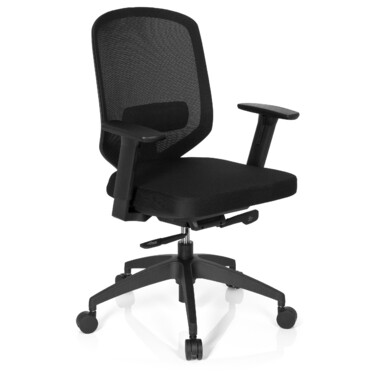 Крісло офісне DELIGHT PRO сітка чорне hjh OFFICE