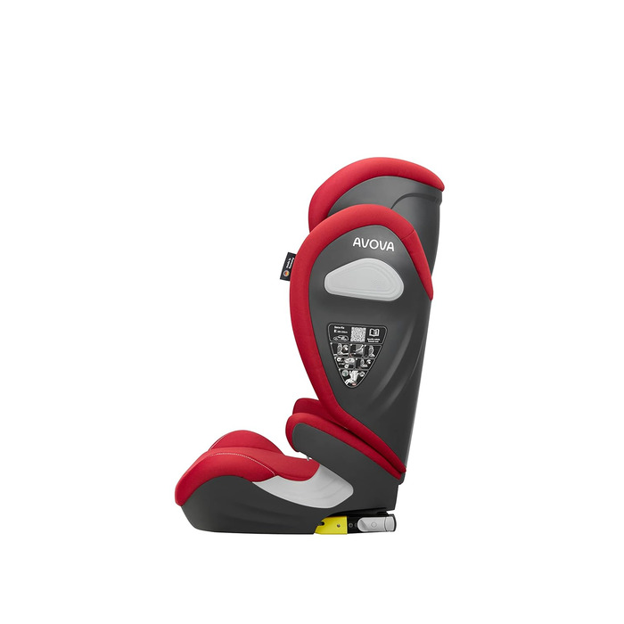 Дитяче автокрісло AVOVA Sora-Fix Maple Red, 100-150 см, 4-12 років, з Isofix, бустер-сидіння