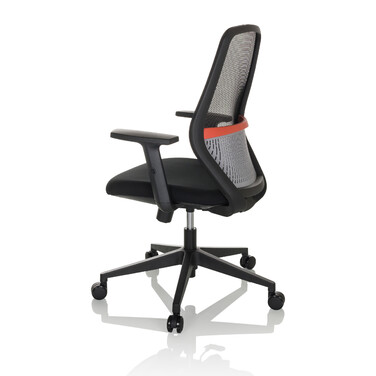 Офісне крісло / Поворотне крісло CARLOW I Mesh / Тканина Black hjh OFFICE