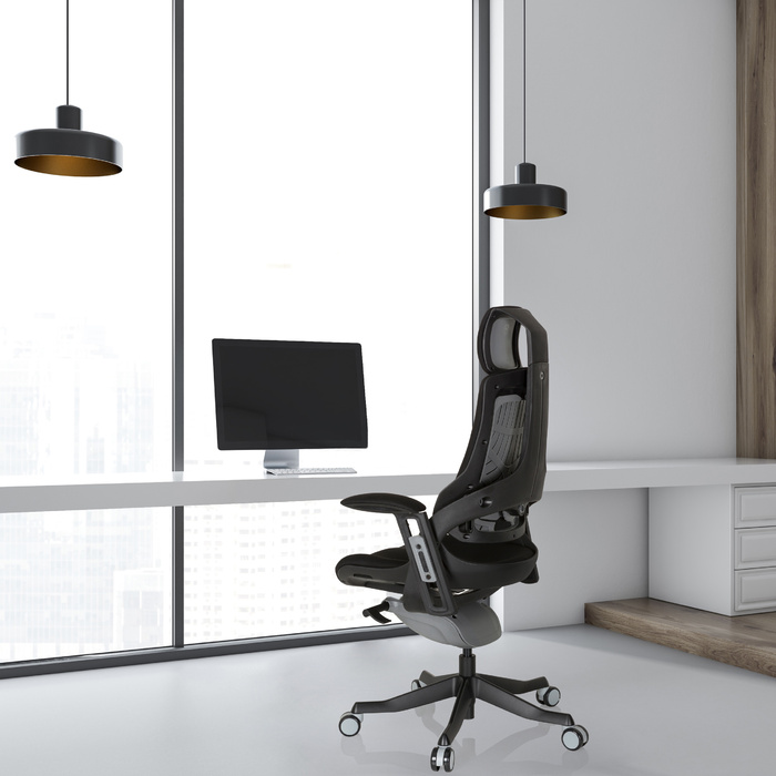 Офісне крісло / Обертове крісло SPEKTRE BLACK Тканина Black hjh OFFICE
