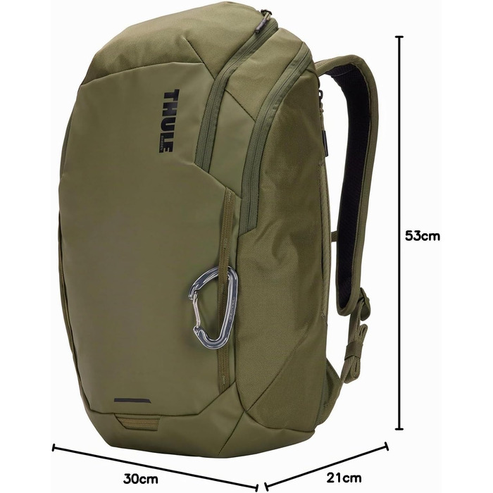 Рюкзак для ноутбука Thule Chasm L (26 л, Olivin) — місткий міський рюкзак