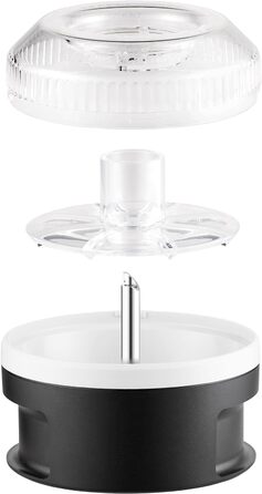 ESGE Zauberstab M 200 BBQ 98215 — професійний ручний блендер-пюратор, чорний, 200 Вт, до 17 000 об/хв, ергономічна ручка, Twinschalter, AC-мотор, комплект насадок