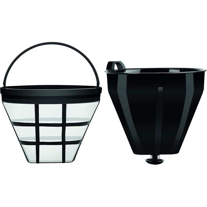 Кавоварка ECG KP 2115 Black для фільтр-кави та чаю, 12 чашок, 1,5 л, антикраплинна, LED-індикатор, чорна