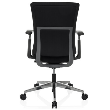 Офісне крісло / поворотне крісло CAPTIVO MID тканина чорний hjh OFFICE