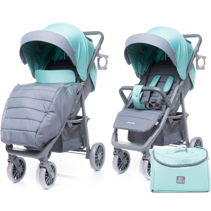 Дитячий прогулянковий візок 4Baby Moody Aqua