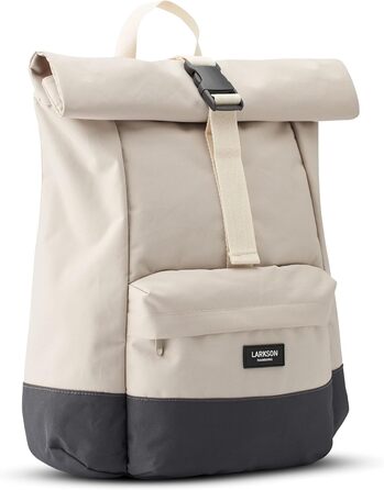 Рюкзак LARKSON Rolltop ALVA для жінок і чоловіків, водостійкий, для ноутбука, університету, бізнесу і подорожей, з переробленого PET, колір пісочний