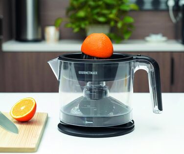 Електрична соковижималка для цитрусових GOURMETmaxx 700 мл | Прес для апельсинів та грейпфрутів | Чорний