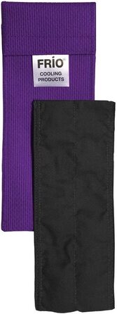 FRIO охолоджуючий чохол для інсулінової ручки, 18x6,5 см, фіолетовий, для діабетиків, переносна сумка для інсуліну, не потребує акумуляторів чи електрики, охолоджується водою, багаторазова