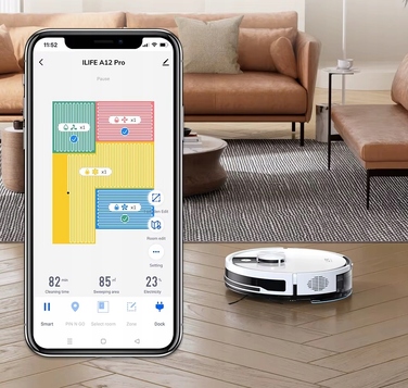 Робот-пилосос iLife PRO 12A, білий