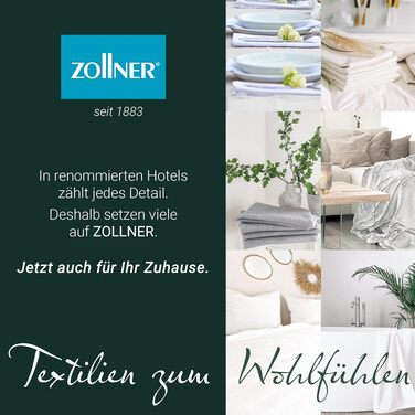Універсальна цілорічна ковдра ZOLLNER 35x200 см, гіпоалергенна та дихаюча з ромбоподібною стібкою, наповнювач поліестер, готельна якість, Oeko Tex®, прання до 95°C