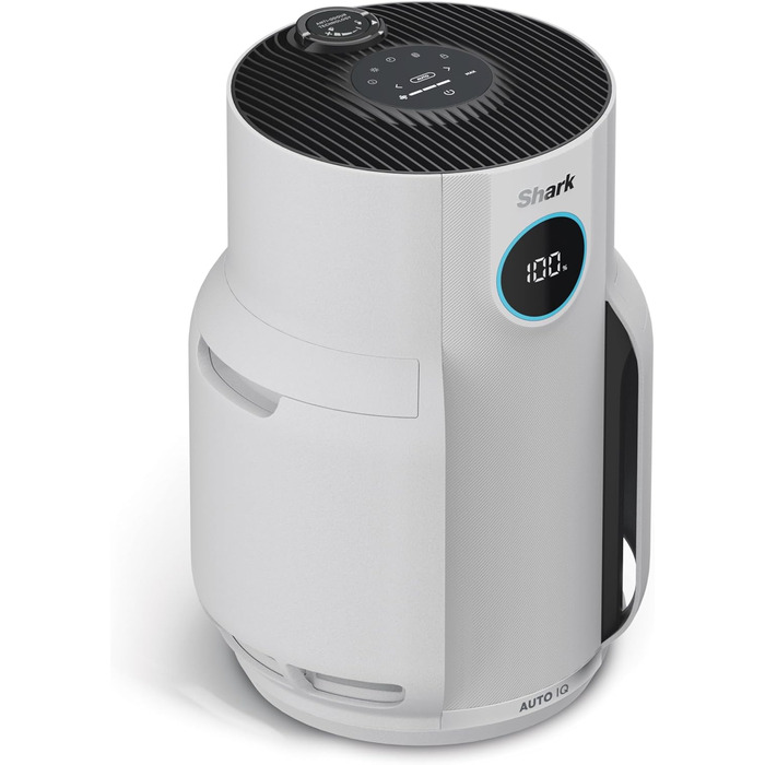 Повітряний очисник Shark NeverChange HP150EU: HEPA-фільтр на 5 років, 60 м², для дому, білий
