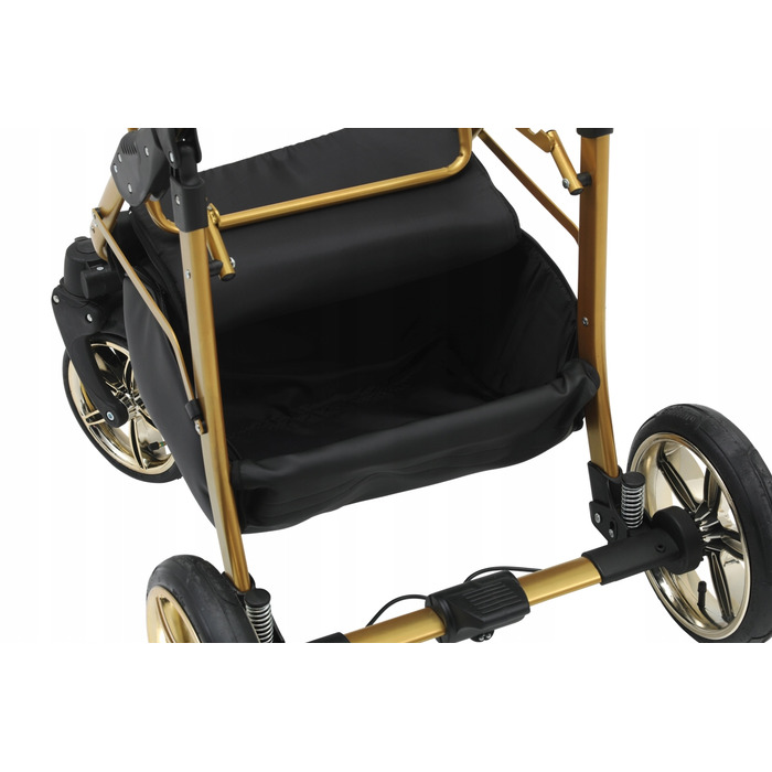 Коляска 3в1 EL-CAR Cosmo Gold, графіт+попіл